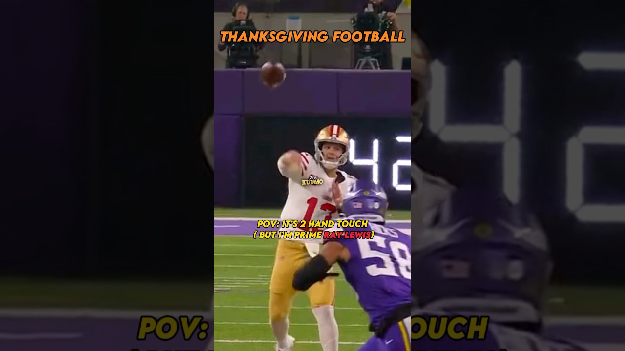 Thanksgiving “Turkey bowl” POV: 👹 