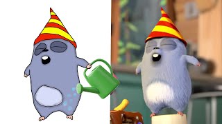 Happy Birthday Lemmings Grizzy &The Lemmings Funny Cartoon Drawing Meme Video Part 05