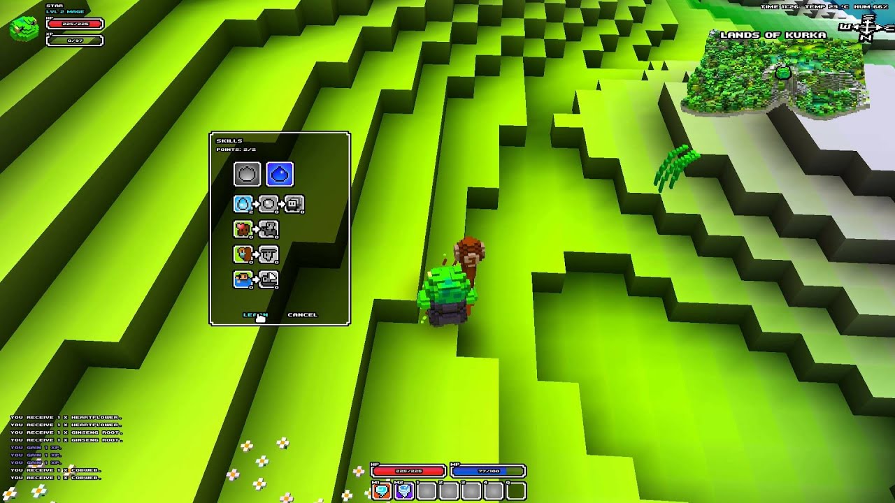 Cube World Gameplay 1 (Water Mage)