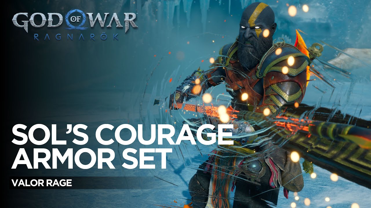SOL'S COURAGE ARMOR SET | VALOR RAGE - God Of War: Ragnarok