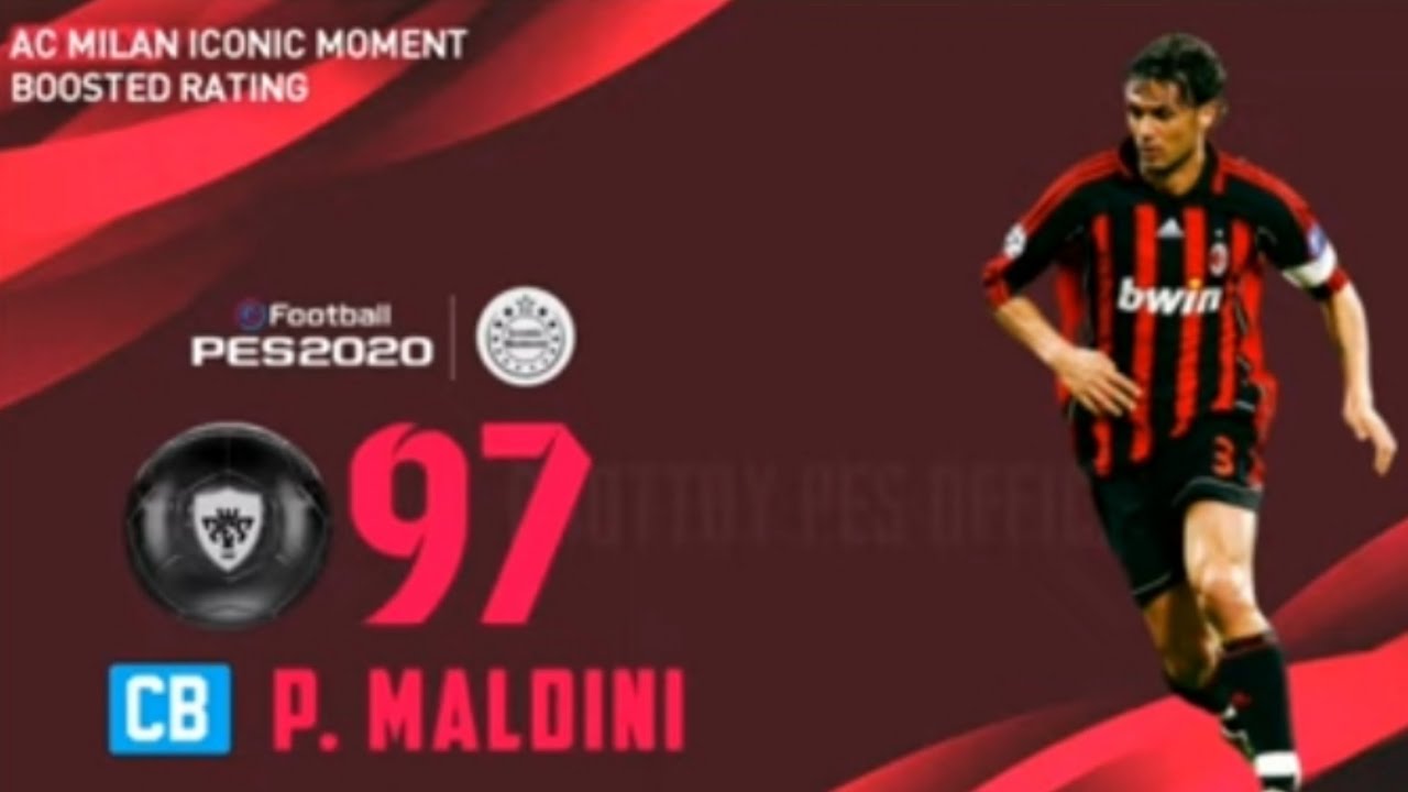 AC MILAN- ICONIC MOMENT PLAYERS | BOOSTED RATING | PES ...