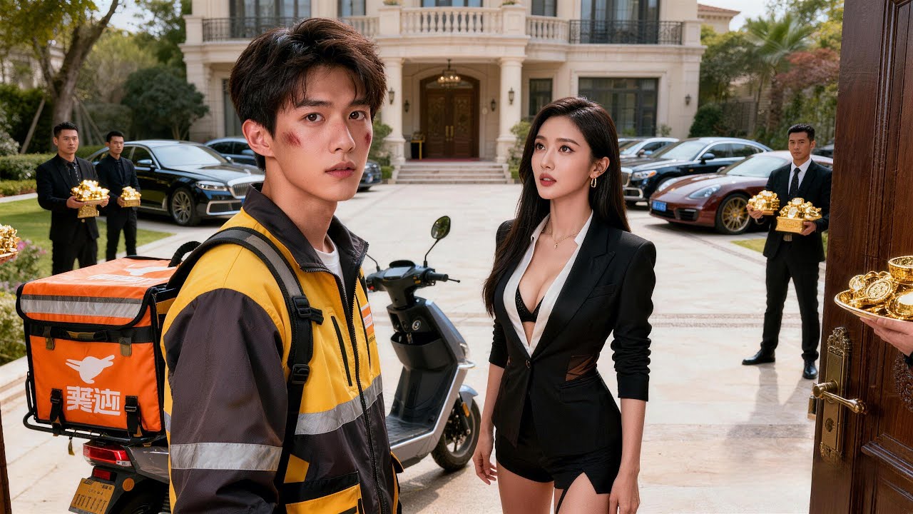 😲窮小夥只是送外送沒想到被女總裁看中，還要給他生孩子！#男頻 #都市   #打脸