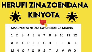 HERUFI ZINAZOENDANA katika MAHUSIANO | Nyingine zinakataa