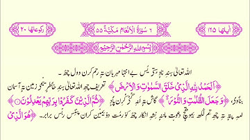 006 Surat ul Anaam Kashmiri Translated Quran with HD text || سورة الانعام کٲشِرۍ پٲٹھۍ