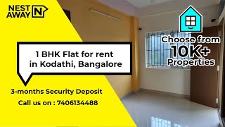 1 BHK Semifurnished Flat for rent in Kodathi, Bangalore near Wipro | Bachelors/Family | 7406134488 screenshot 3