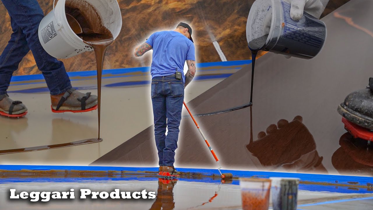 How To Coat An Epoxy Designer Floor Made Easy Prime, Mix & Apply