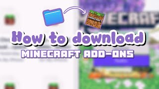 How to download Minecraft Add-ons 🍓| minecraft pe/be 1.26 screenshot 5