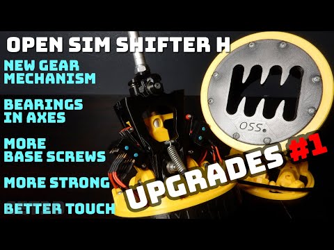 Open Sim Shifter H - Upgrades #1 - DIY 3D Print - Sim Racing