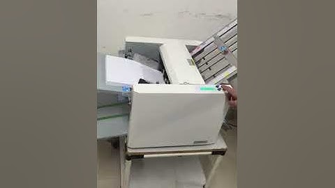 PF03 2 paper folding machine