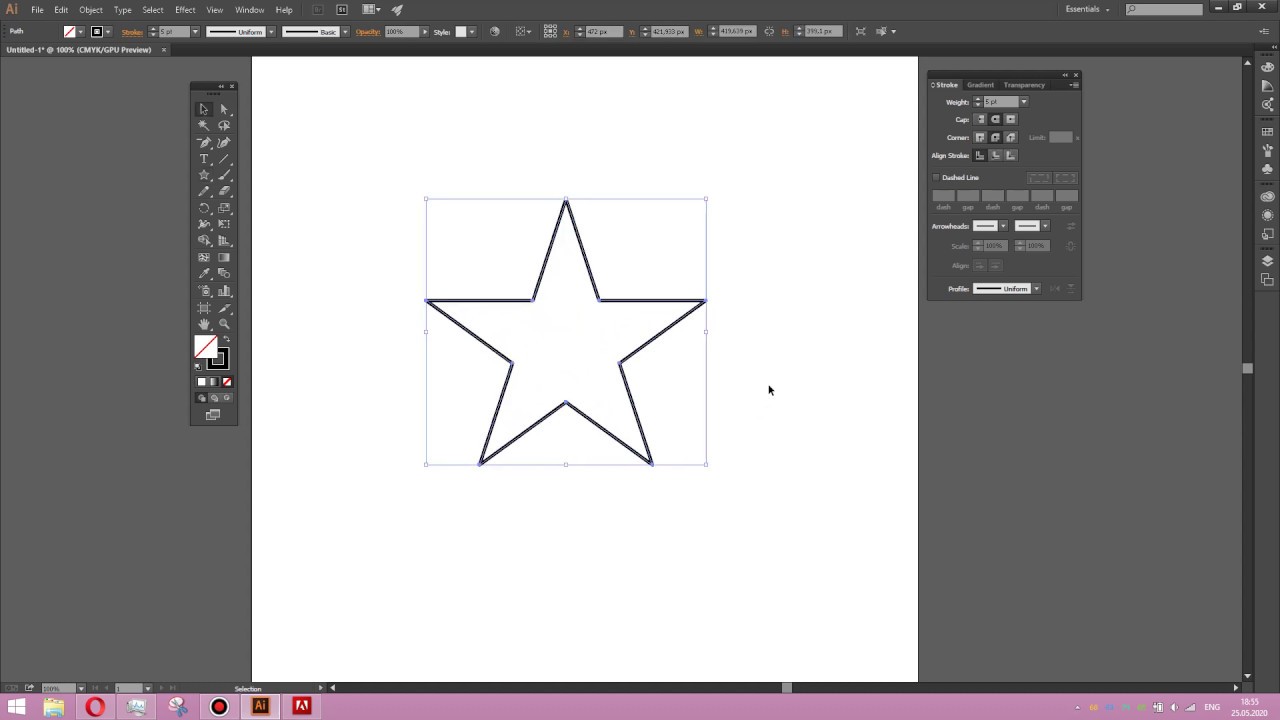 how to make a star in adobe illustrator - YouTube