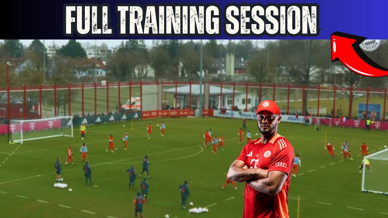Full Training Session with Vincent Kompany at FC Bayern Munich 2026