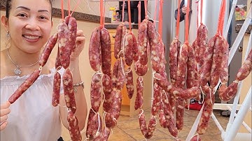 Cách làm Lạp Xưởng tươi miền tây nghĩ khó nhưng rất dễ thành công ngay lần đầu 🇨🇦1658》Tout Le Monde