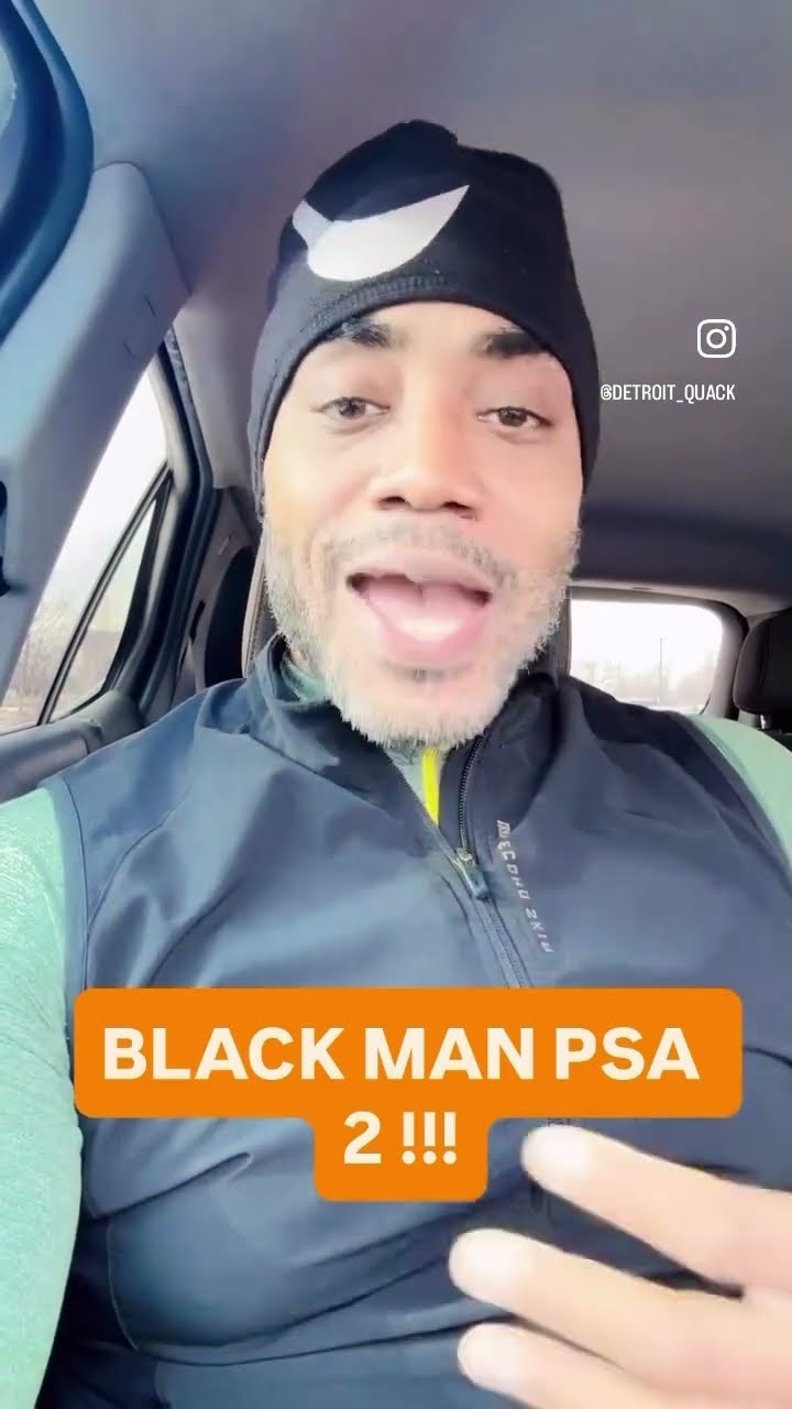 Black Man PSA: Control Yourself! #blackman #psa #control #mind