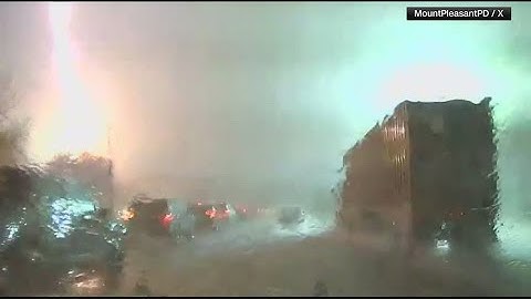 Lighting causes two shocking explosions