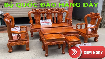 #BỘ_MINH_QUỐC_ĐÀO_TAY_12 gỗ Hương Đá Phun PU Trần | Anh Thanh TP.HCM | Đồ Gỗ Bảo Lộc