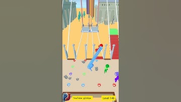 bridge race run io level 146 #bridgerace #bridgerunio #games #gameplay #pj #fungame #racegame #run