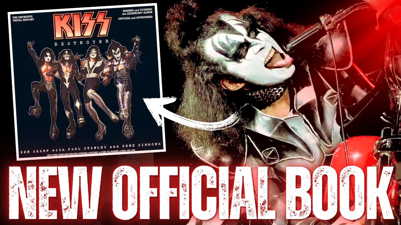 KISS Announces 50th Anniversary Derstroyer Book! - YouTube