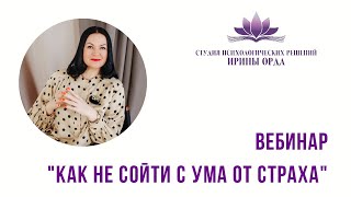 Ирина Орда. Вебинар 