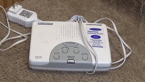 Conairphone TAD 1212 CallKeeper Tapeless Digital Answering System | Initial Checkout