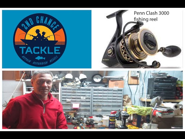 Penn Clash 3000 spin fishing reel failure and problem diagnosis and inside  look 