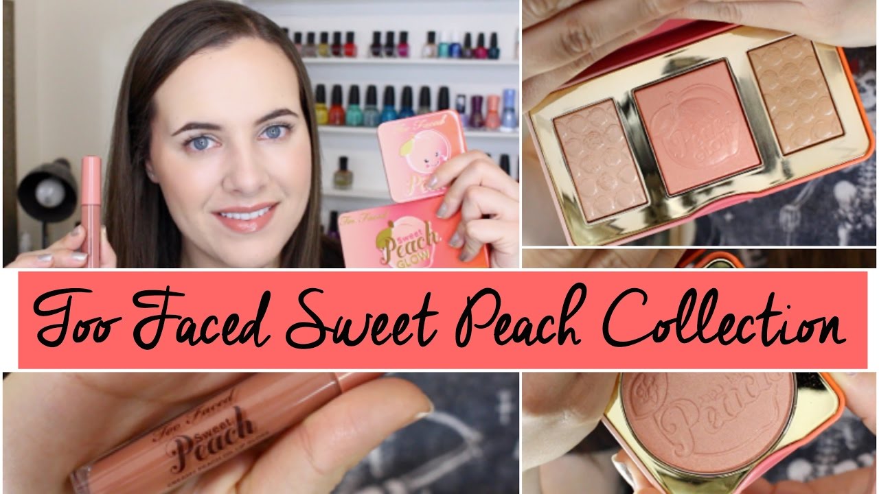 Too Faced Sweet Peach Collection - First Impressions | makingupashlee