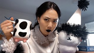 [ASMR] Rude clown company interviews you & inspects your face 👻| Soft spoken Lofi RP screenshot 5