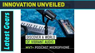 Shure MV7+ Podcast Dynamic Microphone with Stand – Best Pro Broadcast Mic for Streaming