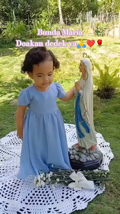 Mohon Bunda Maria ikut berdoa kepada Tuhan Yesus. #maria #rosary