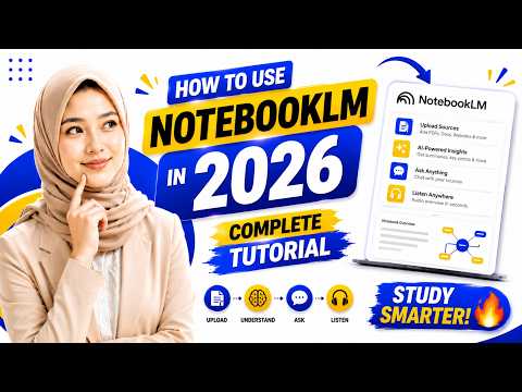 How to Use NotebookLM in 2026 | Complete Urdu/Hindi Tutorial for Students 🔥