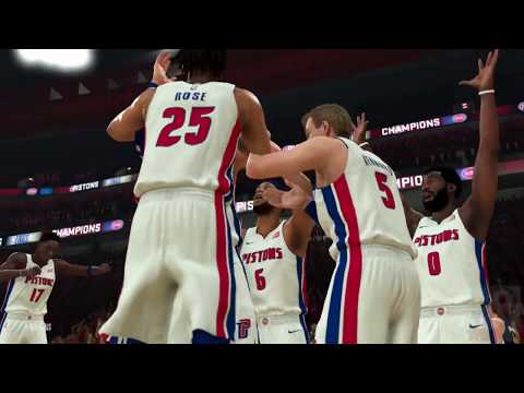 NBA 2K20 Detroit Pistons Championship Celebration
