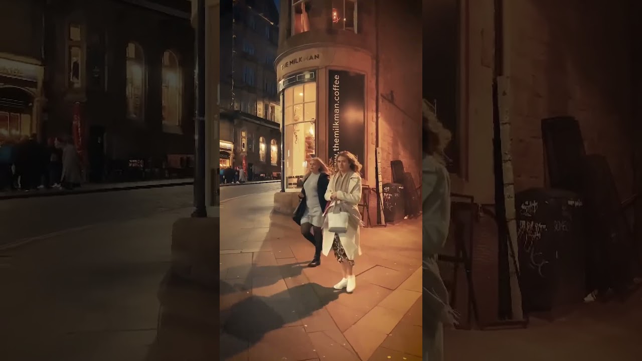 Royal mile Night life.