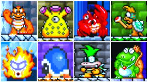 Super Mario Another Retro All Bosses (No Damage) Super Mario World Hack for SNES Gameplay