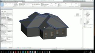 Revit крыша по контуру видео контур крыши
