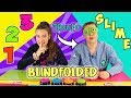 BLINDFOLDED 123 SLIME CHALLENGE ! Angela trollea a Marta jugando a 1 2 3 SLIME ! Slime prank