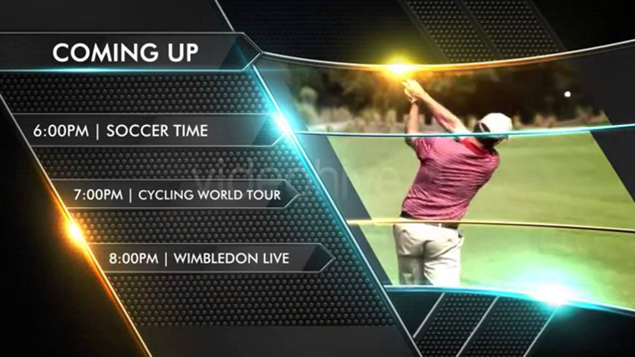 After Effects Templates Sports TV Broadcast Package - YouTube