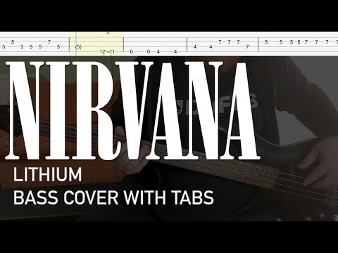 nirvana bass cover, nirvana bass tab, nirvana bassline, lithium bas...