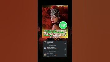 Taylor Swift Makes HISTORY on Spotify! 🔥🎶 10 BILLION Streams EACH?! 😱