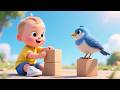 Tiny Builder Block Town | Construction Learning Song for Kids | Fun Building Nursery Rhyme