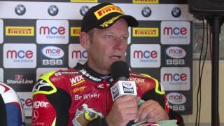 2017 MCE BSB RD4 Knockhill - Race 1 Press Conference