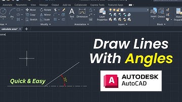 How to an angle in AutoCAD 2025 | AutoCAD Tutorial for Beginners