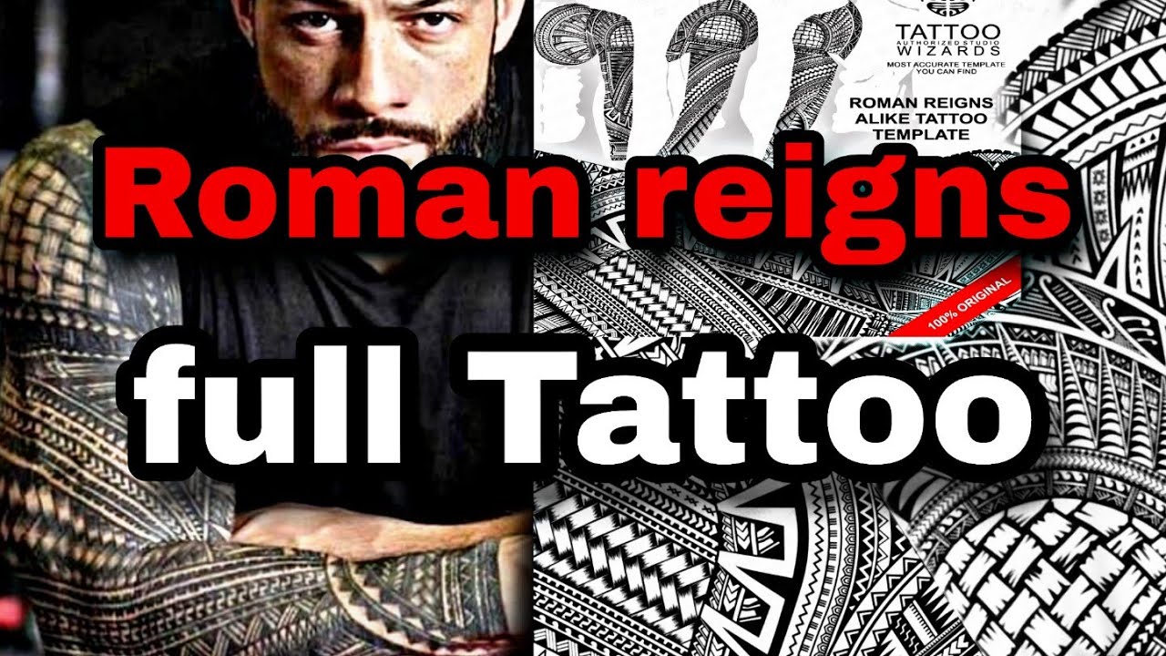 Roman Style R Roman Reigns Tattoo Template