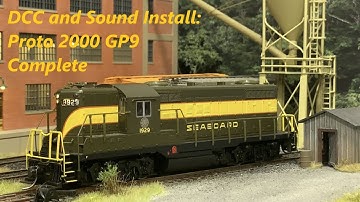 Installing DCC and Sound in a Proto 2000 GP9 - Complete