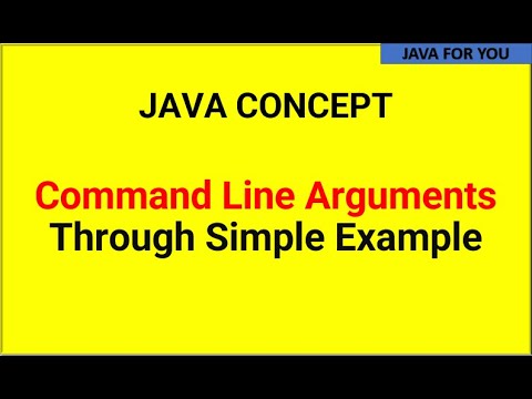 What is Java Command Line Arguments through simple example|core java|java tutorial for beginners