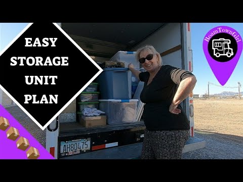 How To Organizing Your Storage Unit / Downsize and Organize with a ...