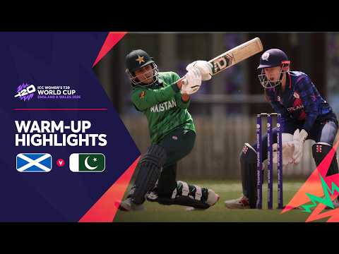 Scotland v Pakistan | Warm-up Match Highlights | Women's #T20WorldCup 2026