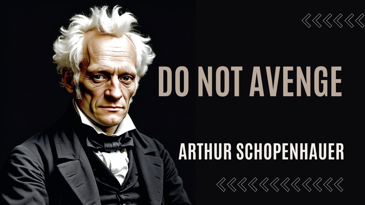 Do not avenge, let the rotten fruit fall | Arthur Schopenhauer