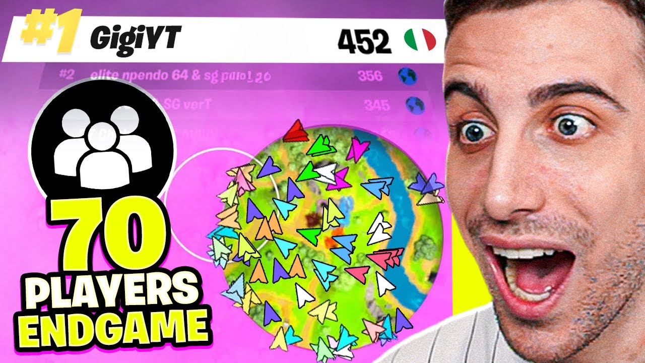 Ecco il TORNEO Più DIFFICILE che abbia Mai GIOCATO! *70 Player in ENDGAME* Fortnite ITA