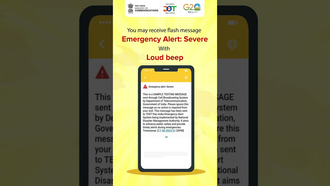 Cell Broadcasting Emergency Alert System