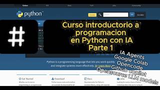 Curso introductorio a programación en Python con IA