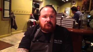 Kevin Gillespie hot and hot fish club after author dinner